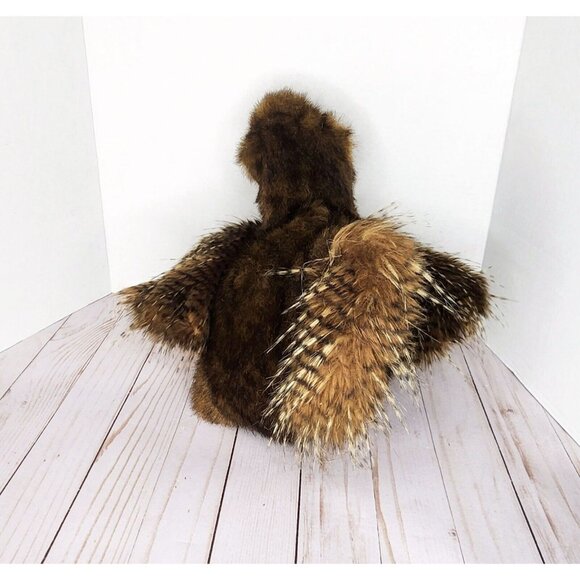 Folkmanis Hand Puppet Hen Chicken Plush Soft 20" Realistic Stuffed - Picture 5 of 11